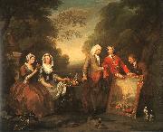 William Hogarth The Fountaine Family oil painting on canvas